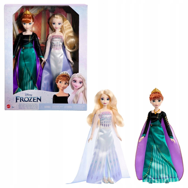 Sada bábik Anna a Elsa z Disney Ľadového kráľovstva HMK51